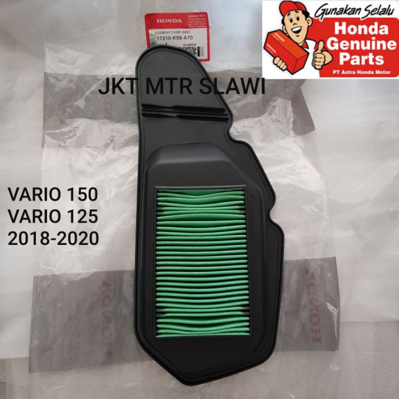 17210-K59-A70 filter udara vario 125 vario 150 2018-2020 ori honda ahm aslihonda