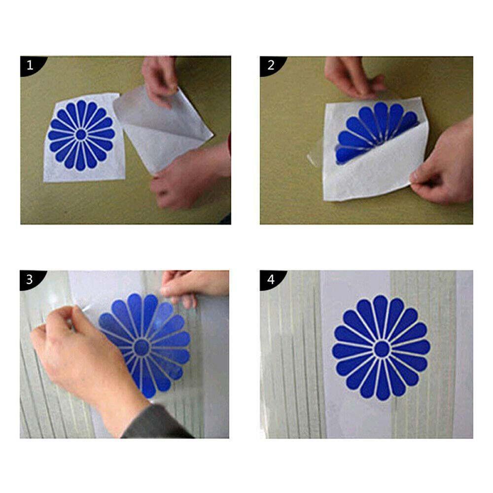 Lanfy Kertas Craft Bening Universal Self-adhesive Plotting Sheet PVC Blue Alignment Grid