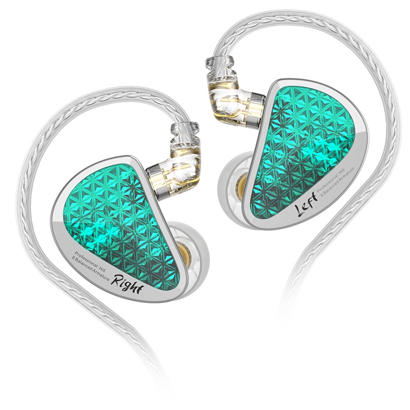 Kz AS16 Pro Earphone In ear HIFI 8BA Dengan Fitur Noise Canceling