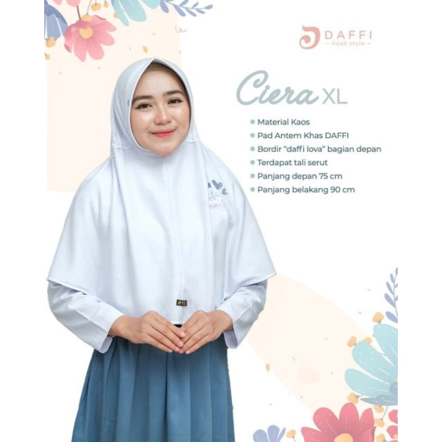 Jilbab Instan Ciera XL