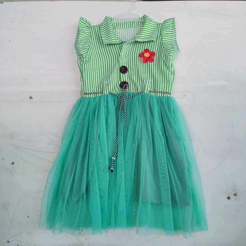 Dress tutu anak 1 2 3 4 tahun gaun tutu anak baju anak cewek perempuan ( dress Putri tutu XL )