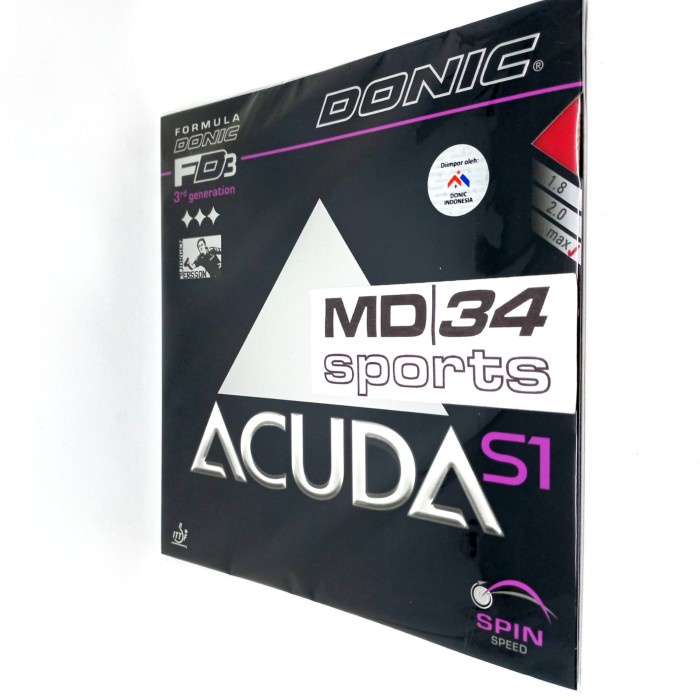 DONIC ACUDA S1 - Merah