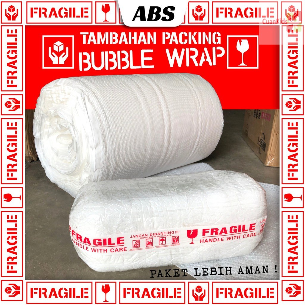 

TAMBAHAN BUBBLE WRAP AGAR PAKET LEBIH AMAN