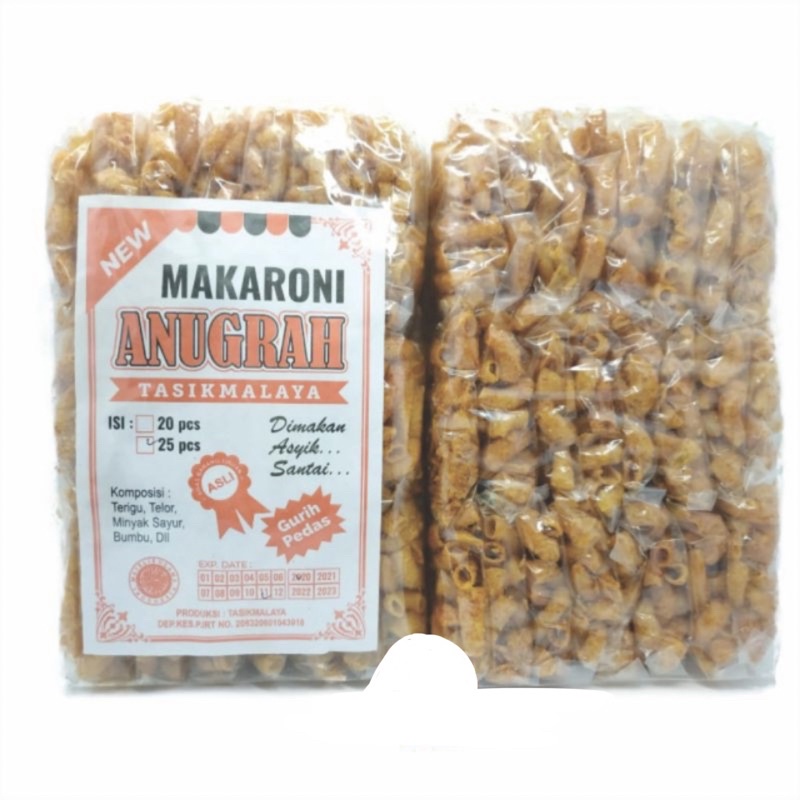 

Makaroni Anugrah Tasikmalaya 1pak ( isi 25pcs )