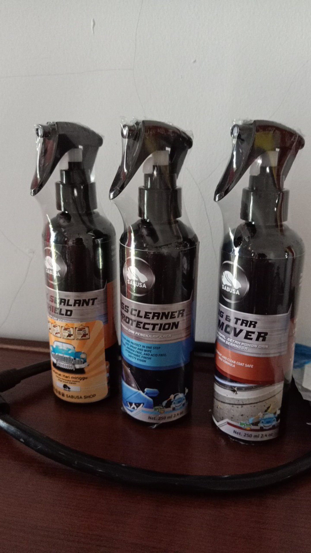 Quick Sealant Shield Spray Guard Protection Pengkilap Mobil Motor Helm Premium Sealant Sabusa 250ml
