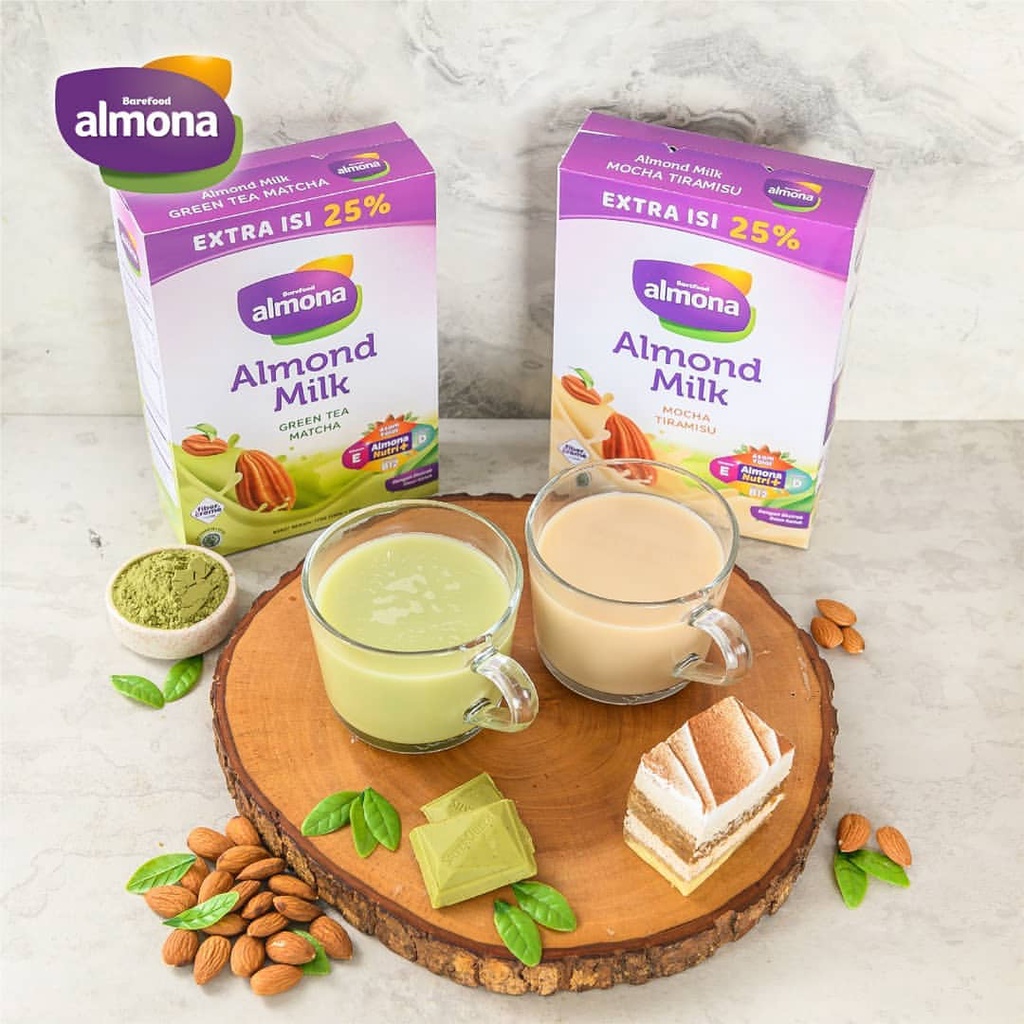 ALMONA Susu Almon Pelancar Asi / Almond Milk Powder ASI BOOSTER with Daun Katuk Rendah Gula