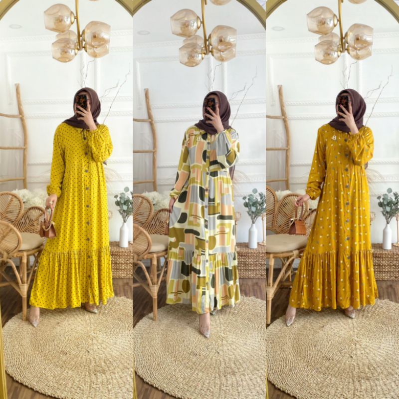 LV LILY DRESS // STECCY DRESS//POLKANA DRESS//GAMIS PREMIUM//HOMEDRESS//PAKAIAN WANITA