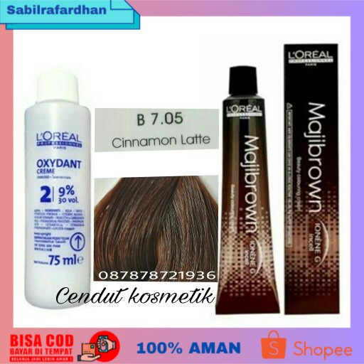 (COD PROMO) Loreal Majibrown B 7.05 / pewarna rambut / hair color