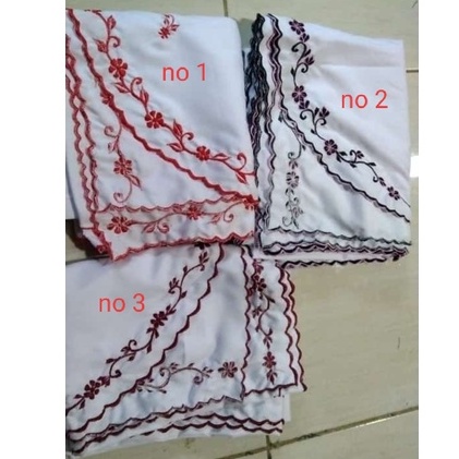 KERUDUNG RENDA WARNA SEGI EMPAT HARIAN GONTOR