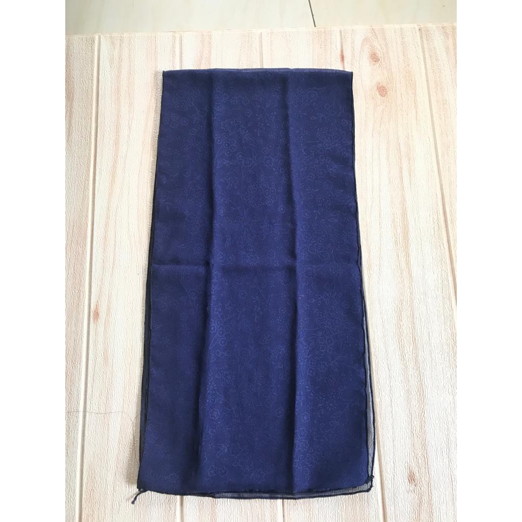 Selendang Sifon/ Sampur Bali-BIRU ELEKTRIK