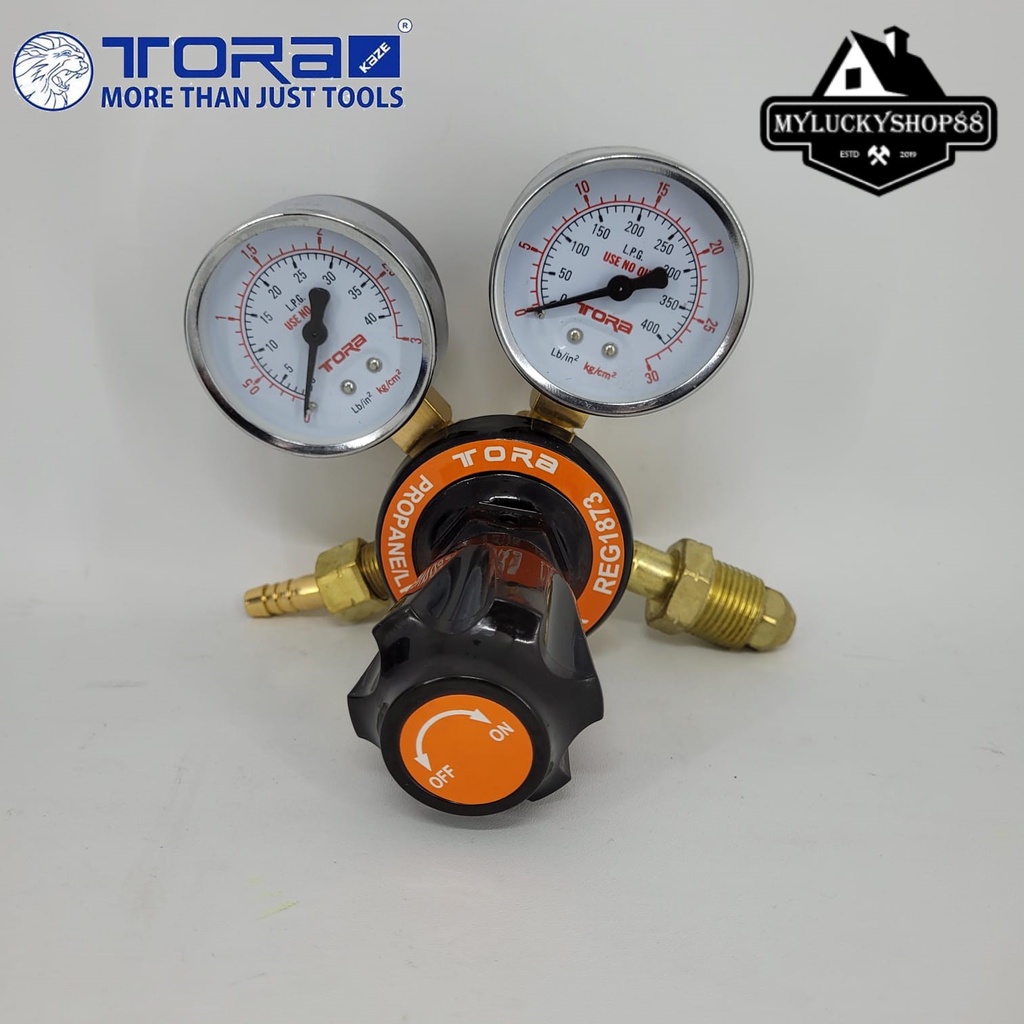 Tora Propane LPG Regulator For Welding Regulator Elpiji Tabung Las