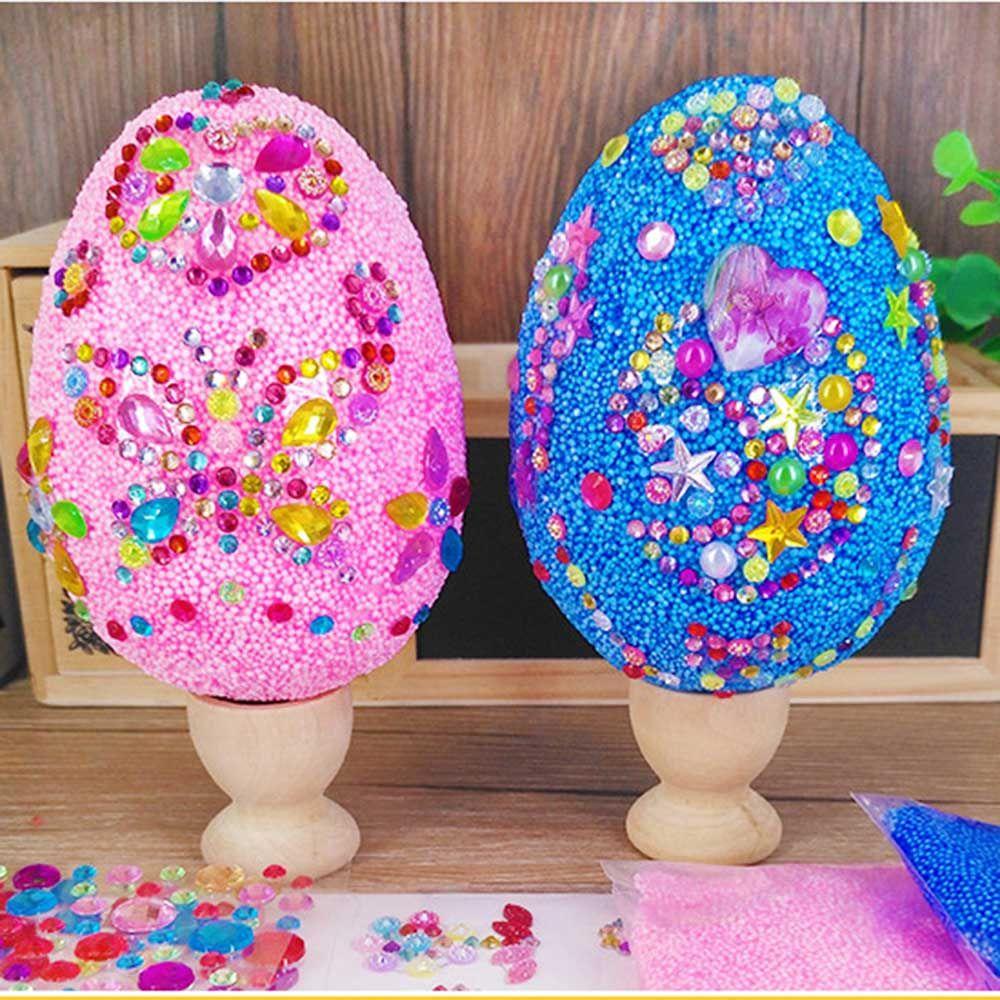 R-flower Happy Easter Dekorasi Acara &amp; Pesta Party Festival Craft Handmade Bahan Telur Paskah