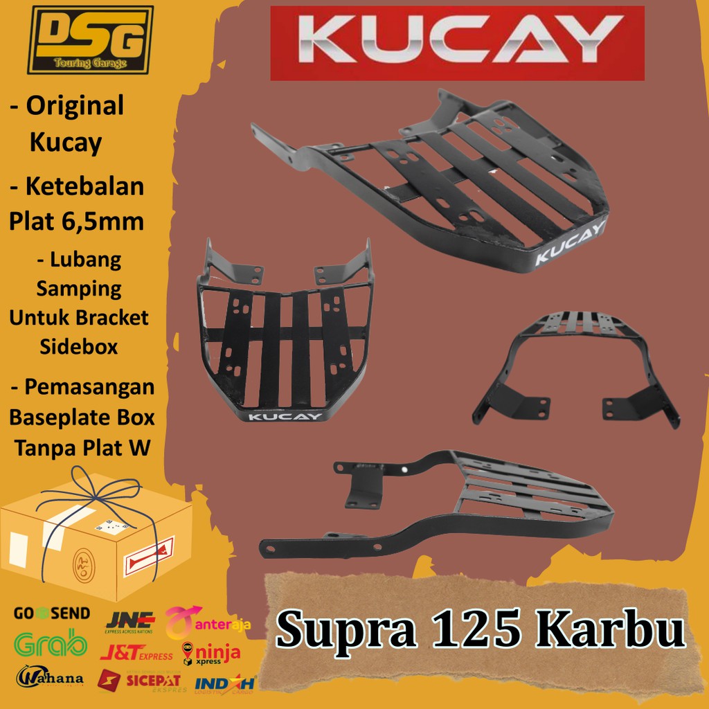 Bracket Box Breket Box Motor Braket STATIS KUCAY Motor Honda Supra 125 Karbu Original Kucay