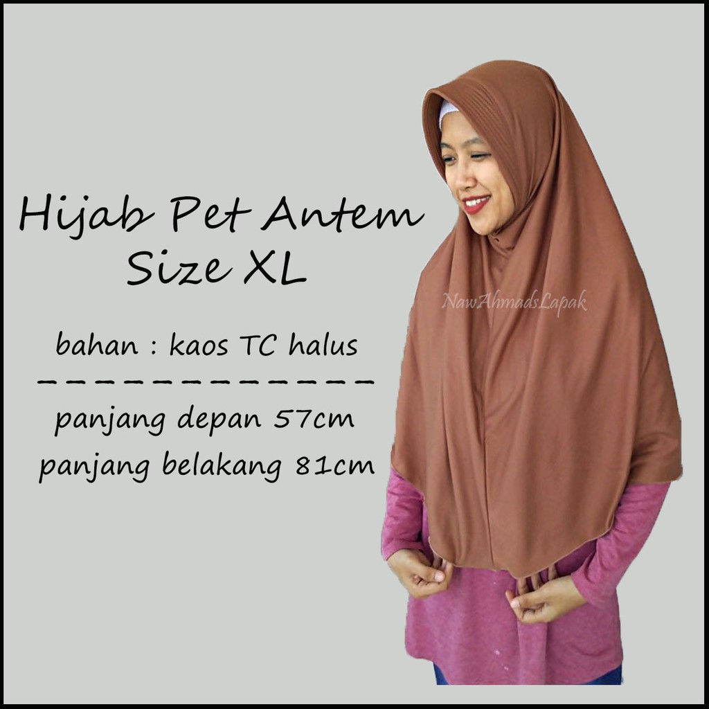  Kerudung  Instan Size XL Pet Antem Shopee Indonesia