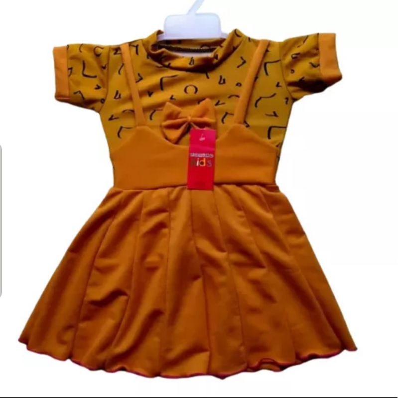 Dress Anak Model Kodok Murah/ Baju Kodok Anak Kekinian