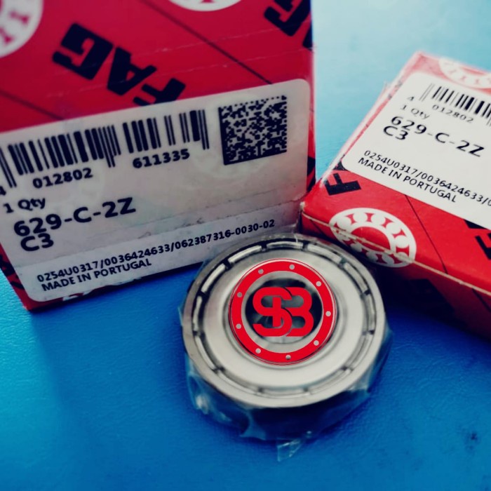 MINIATUR BALL BEARING 629 ZZ / 629-2Z / 629 ZZ C3 FAG ORIGINAL