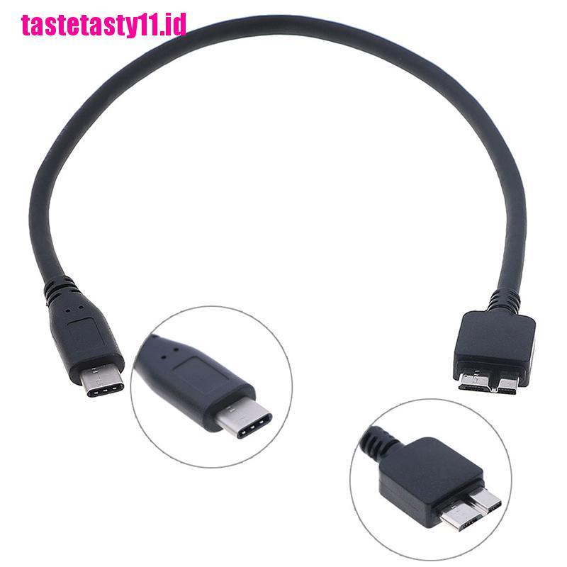 【TTID】USB c to micro usb cable type c to micro b cable for hdd hard disk 30cm