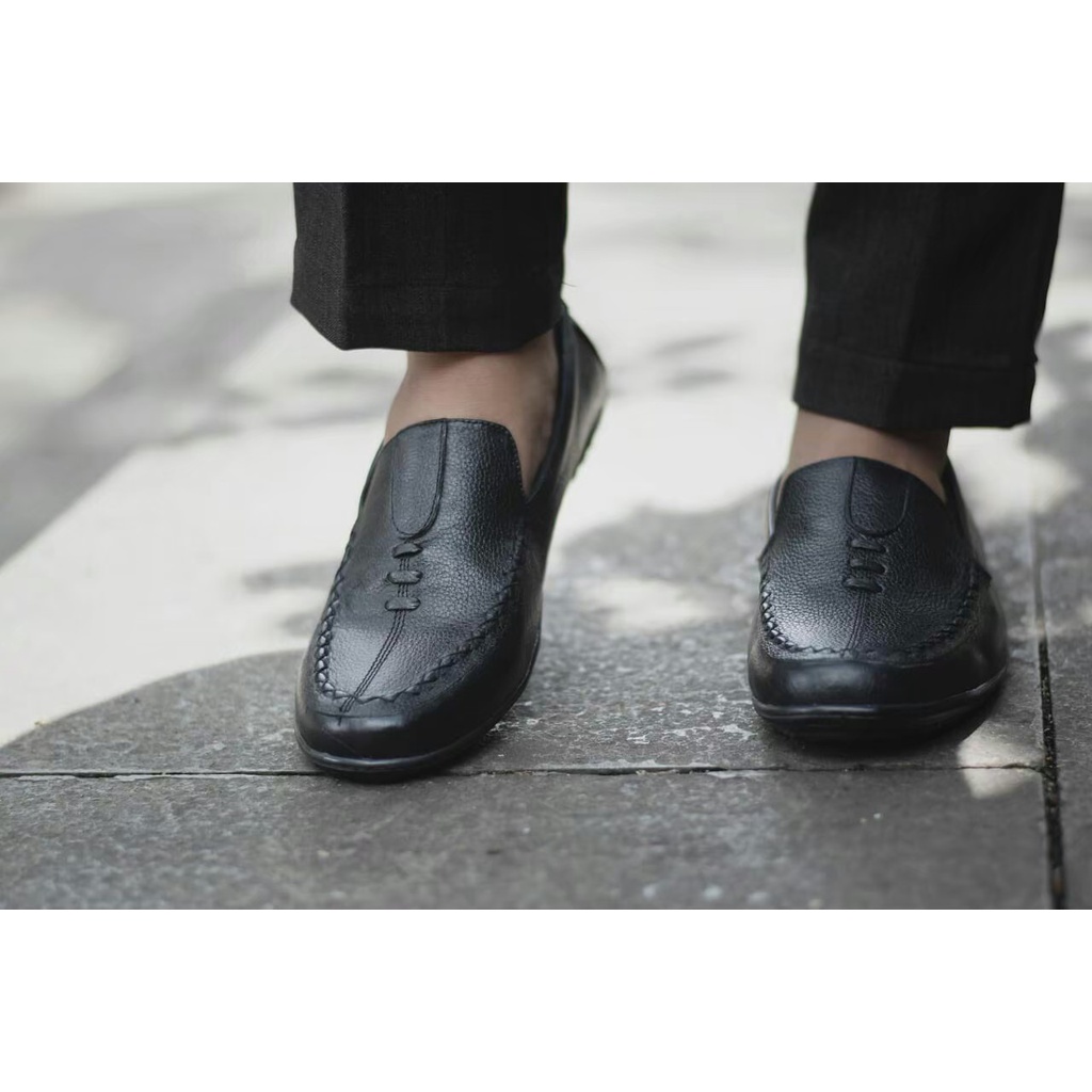 BURAY X SEPATU SLIP ON PRIA LOAFER DEWASA WARKA KULIT ASLI ORIGINAL CASUAL FORMAL SLIP ON PRIA KERJA KANTOR GURU PNS PESTA RESMI NYAMAN || SLIP ON PRIA PANSUS BERKUALITAS 2022