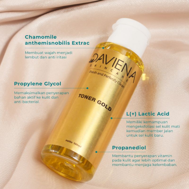 Daviena Skincare Toner Gold Series