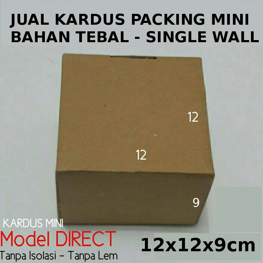 

Kardus Kotak Packing Box Mini Bahan Tebal - Single Wall