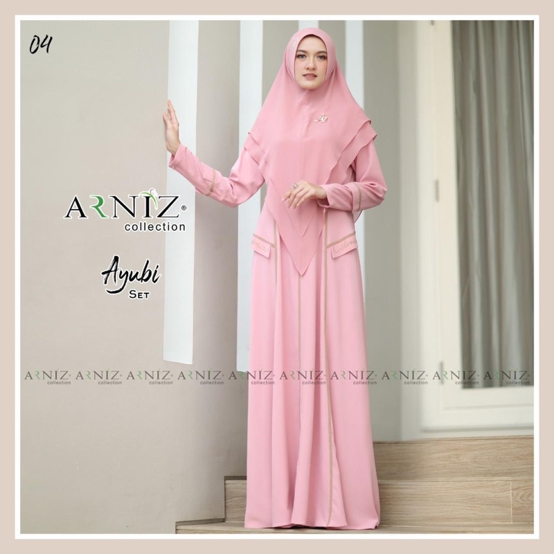 Ayubi Set Syari Original By Arniz Collection