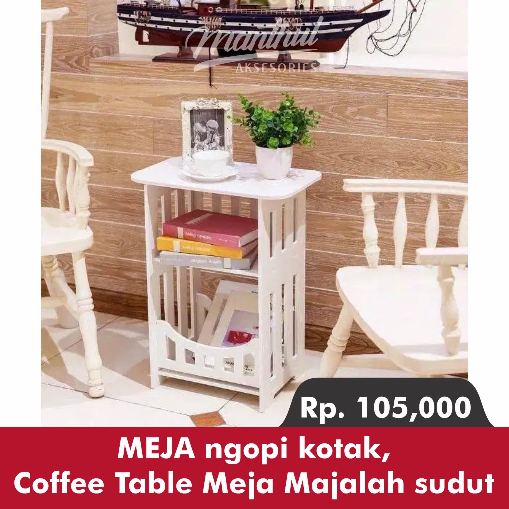 MEJA ngopi kotak Coffee Table Meja Majalah sudut