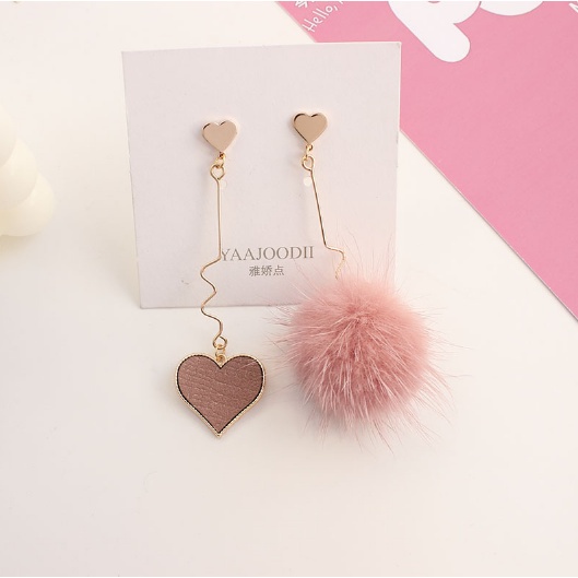 ANTING KOREA WANITA PANJANG TASSEL SWEETLOVE TITANIUM ANTI KARAT ANTING TUSUK GIWANG LUCU AKESESORIS ANT60