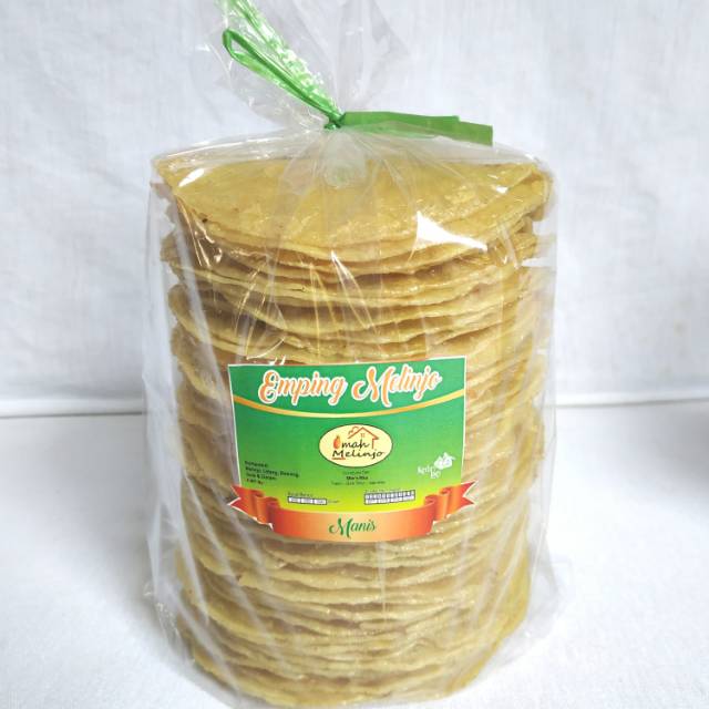 

Emping Melinjo Tipis Besar Manis Udang isi 50 biji by Omah Melinjo