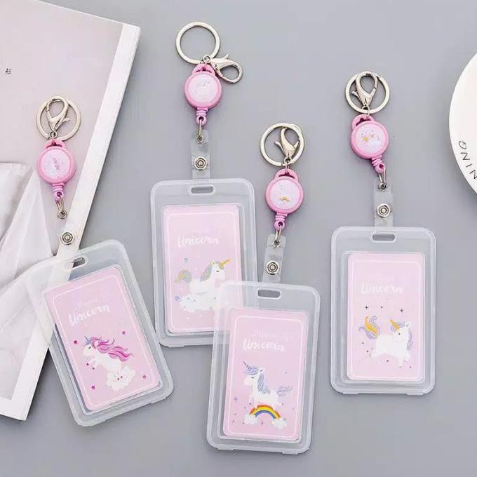 

Produk Terbaik] Tempat Kartu Id Card Holder Plastik Transparan Tali Retractable - Pilih(Tulisnote