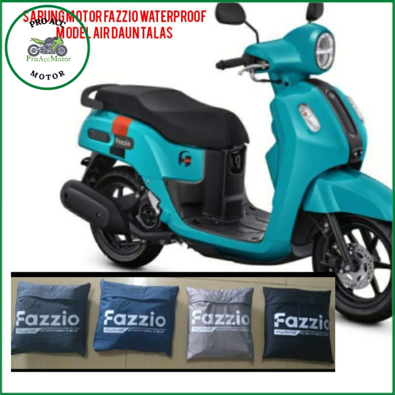 Sarung motor Fazzio Mantel motor Fazzio Selimut motor Fazzio 125 WATERPROOF air daun talas