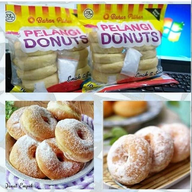 

Pelangi donuts donat ring mini isi 10 only semarang via gosend