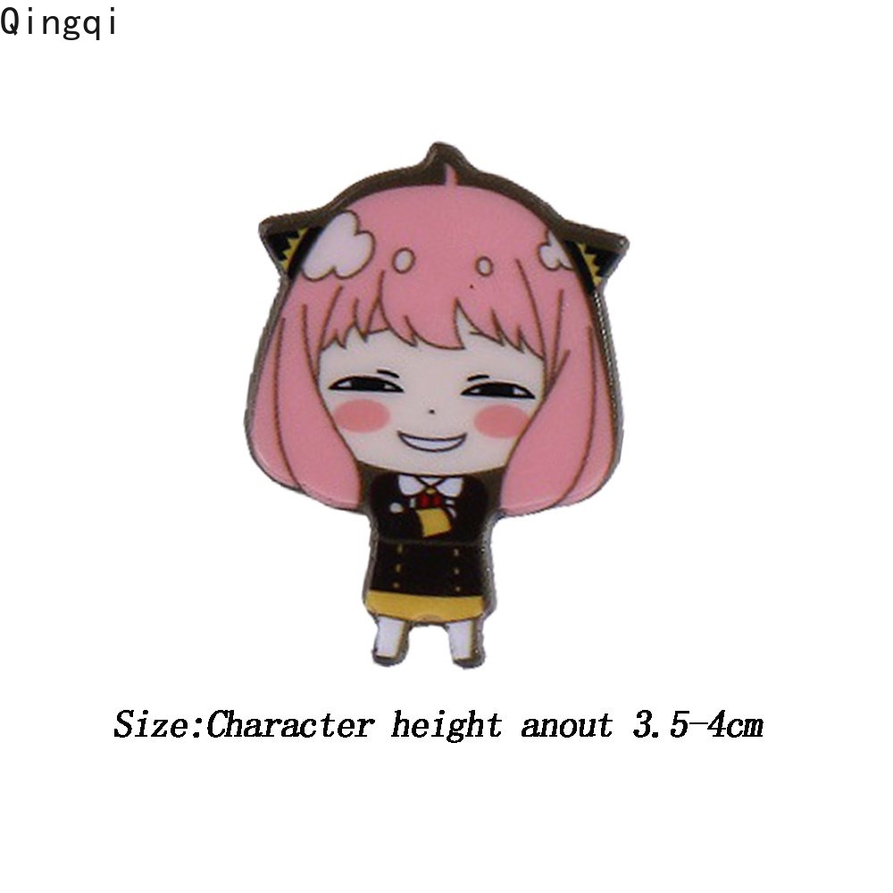 Bros Pin Desain Kartun Anime Spy X Family Cospaly Loid Anya Yor Bahan Akrilik Untuk Hadiah