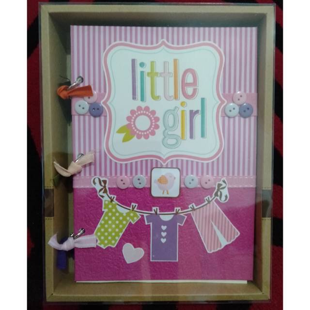 

Buku unik handmade buku catatan diary craft (Little Girl)