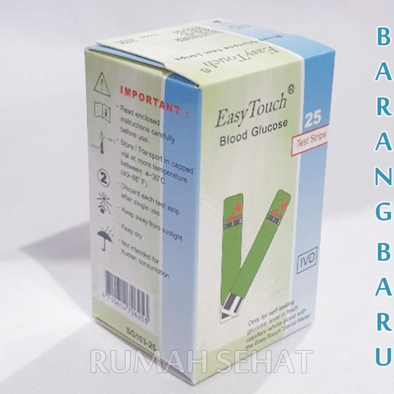Strip Gula Darah Easy Touch Strip Gula Darah Strip Glukosa Easy Touch Strip Glukosa Stik Gula