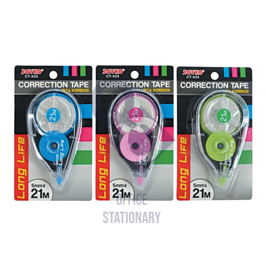 

TipeX Joyko CT 533 besar / tip ex joyko besar Correction Tape Joyko CT 533
