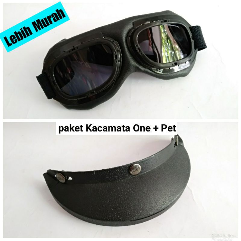 Kacamata Helm Retro Model LO one pet