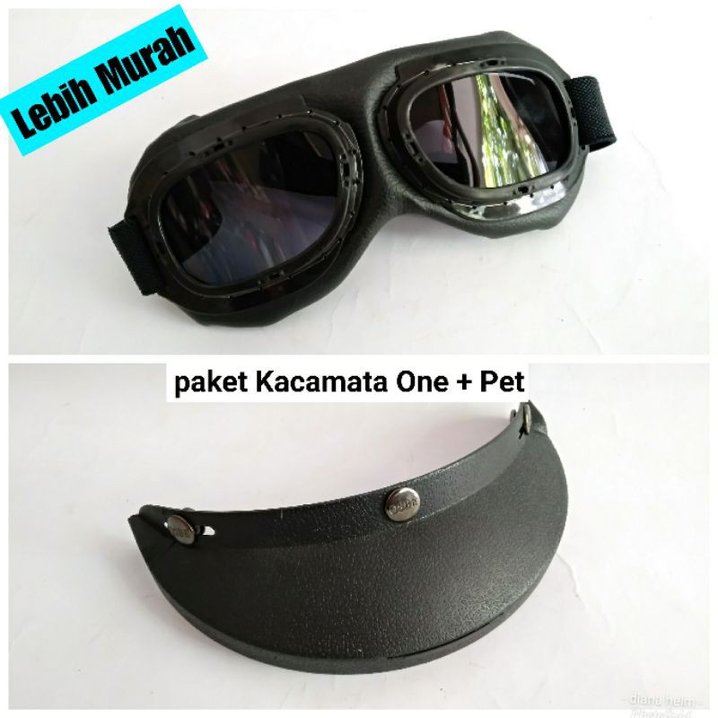 Kacamata Helm Retro Model LO one pet