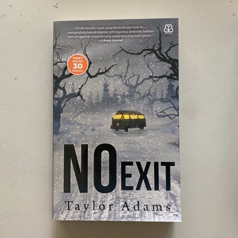 PRELOVED/BUKU NOVEL BEKAS – No Exit by Taylor Adams