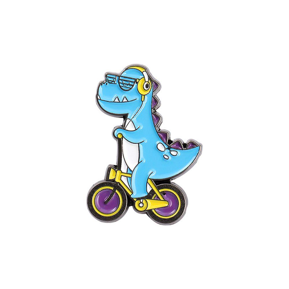 Lily Dinosaurus Bros Gitar Fashion Kerah Aksesoris Musik Perhiasan Hadiah Alloy Jewelry Lapel Pin Lencana