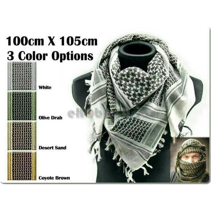 Sorban Shemagh Military Army Syal Airsofter ACM, Syal / Sorban Army Import