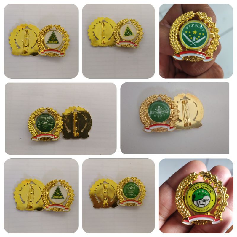 PIN PADI KAPAS logo IPNU,IPPNU,MUSLIMAT,FATAYAN DAN COSTUM LOGO SENDIRI