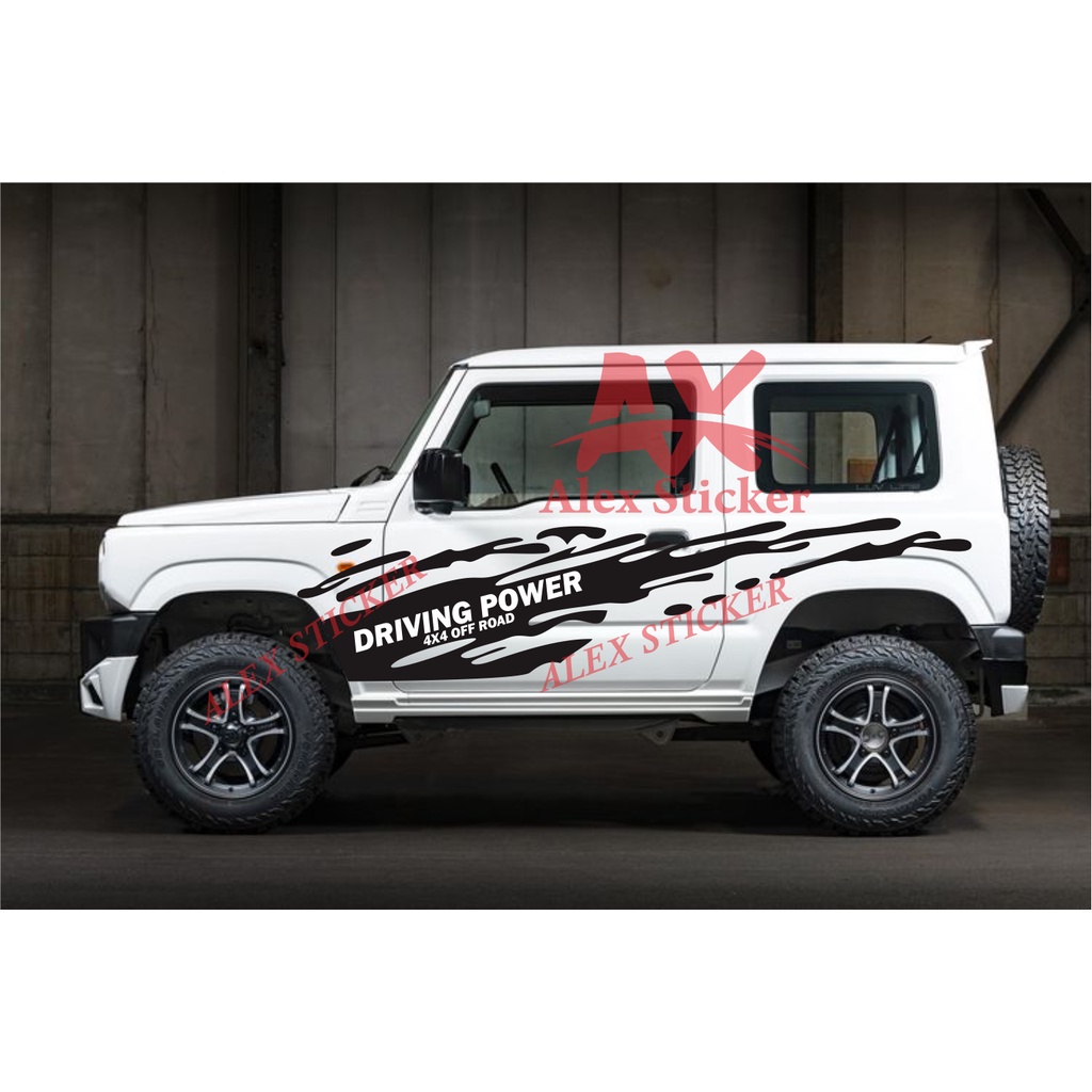 STIKER STICKER MOBIL SUZUKI JIMNY JEEP KATANA RUBICON WENGLER