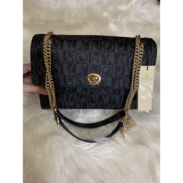 SLING BAG BONIA MONO HITAM ORI