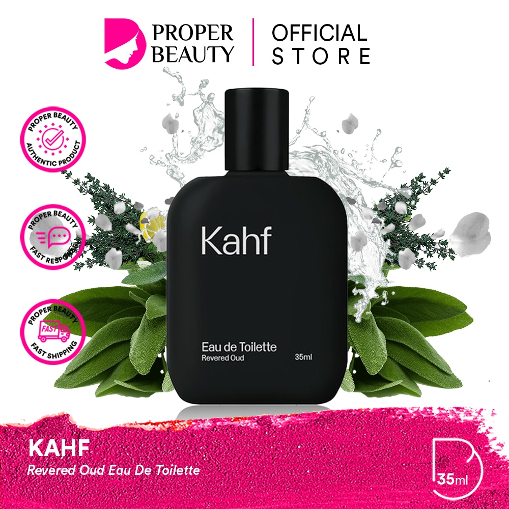 KAHF Revered Oud Eau De Toilette Indonesia / Parfum Pria 35ml 100ml / Humbling Forest True Brotherhood Invigorating Waterfall Saffron / Parfume Perfume EDT EDP / Skincare Body Care Hair Deodorant / Face Wash Serum Cream Sunscreen Mask / Man Cowo Paket Set