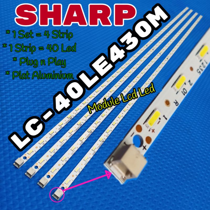 BACKLIGHT SHARP LC-40LE430M 40LE430M 40LE430