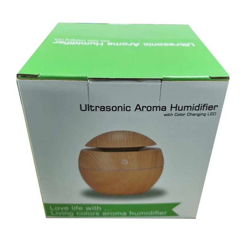 Humidifier Air Purifier Aromaterapi Pelembab Udara 130ml USB Ball Design