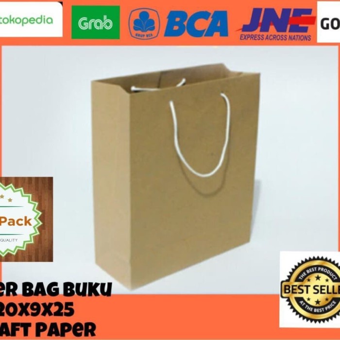 

Paperbag paper bag 20x9x25 Goodie bag Tas kertas sedang tas souvenir