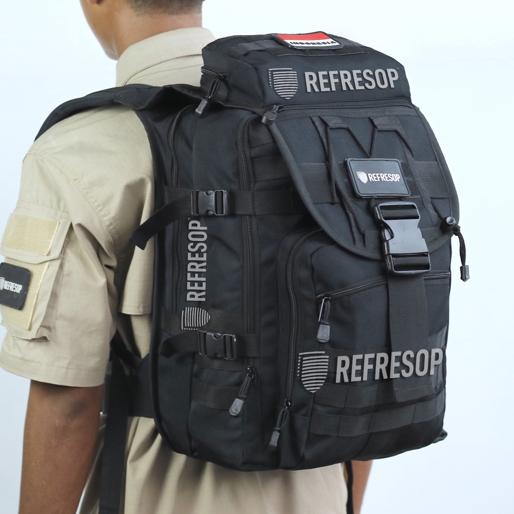 REFRESOP Original PX353 Tas Ransel Army Tactical - Hitam