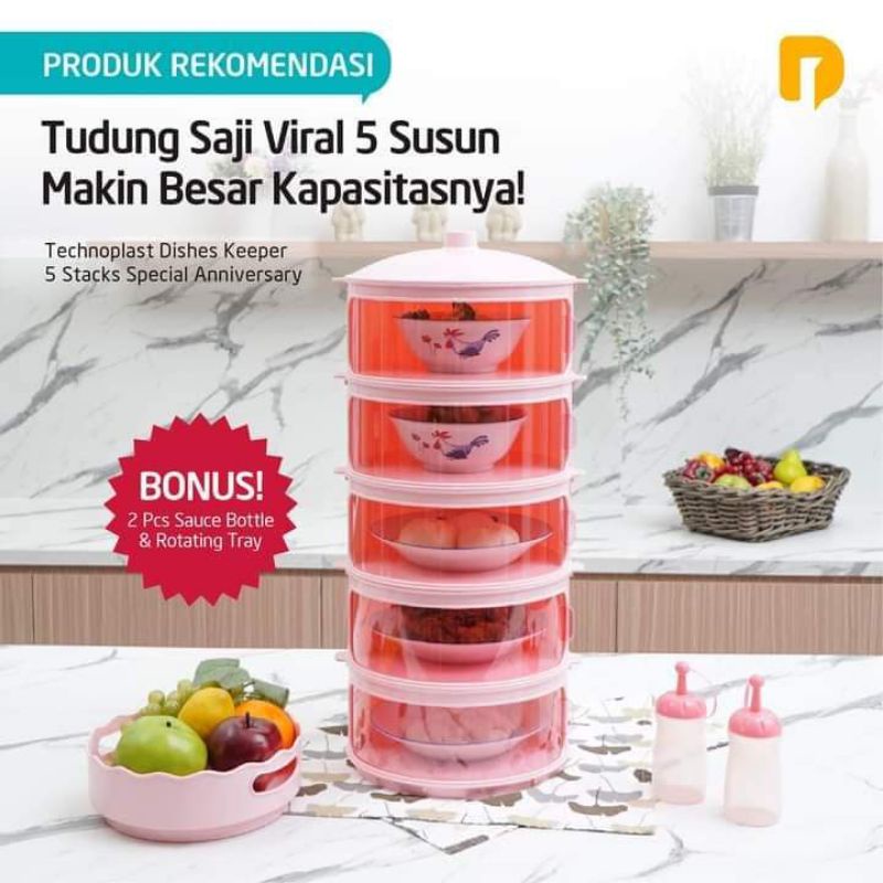 Dishes Keeper Set 5 (Tudung Saji)