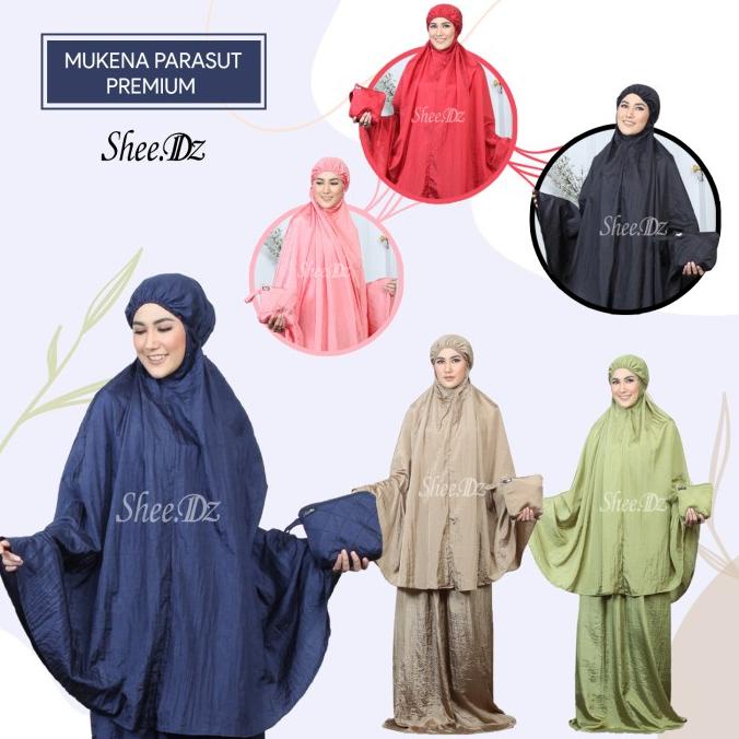 Mukena Parasut Premium Shee.IDz Parasit Traveling Dewasa